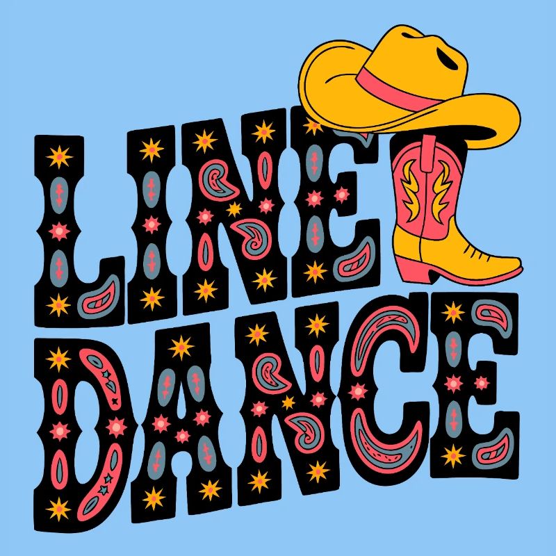 Neon Cowboy Boots Pattern