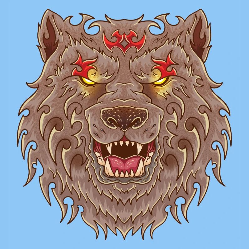 WOLF TATOO