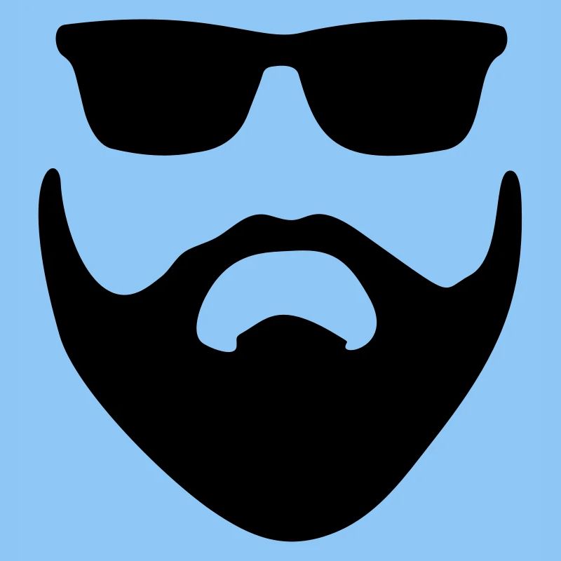 Bärtiger Mann mit Sonnenbrille