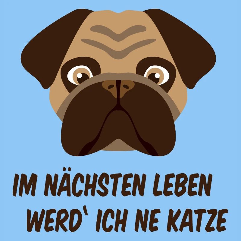 Frustrierter Mops