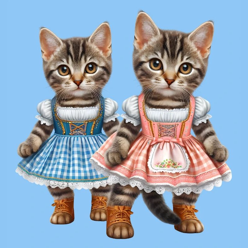 Dirndl kitties
