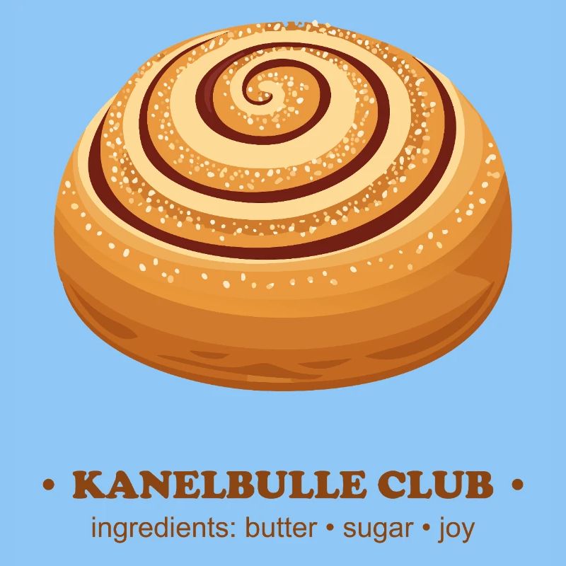 Skate Rolling Cinnamon Bun Design