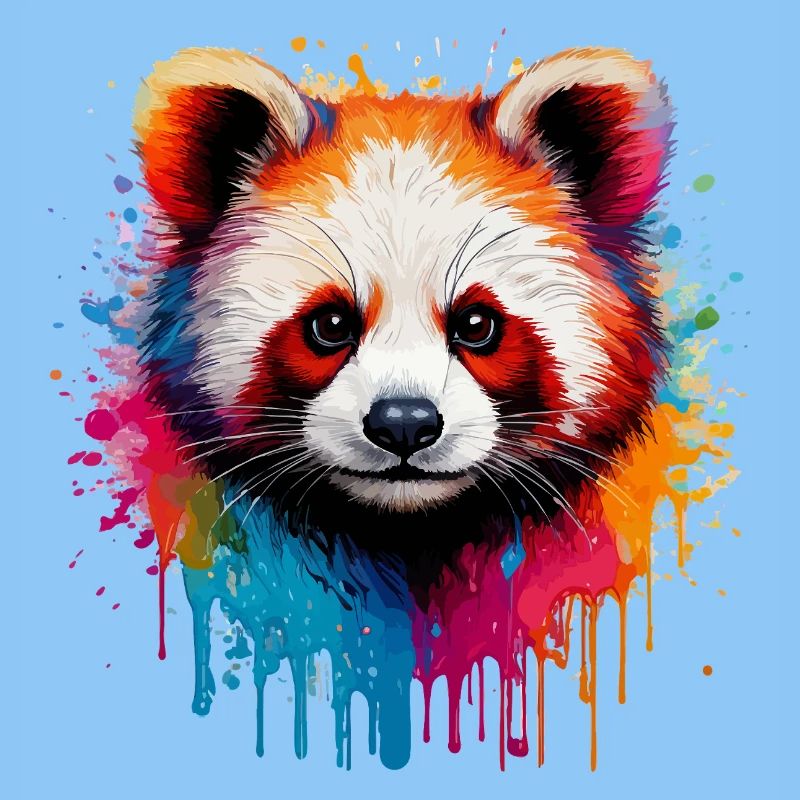 Explosion de Panda Aquarelle