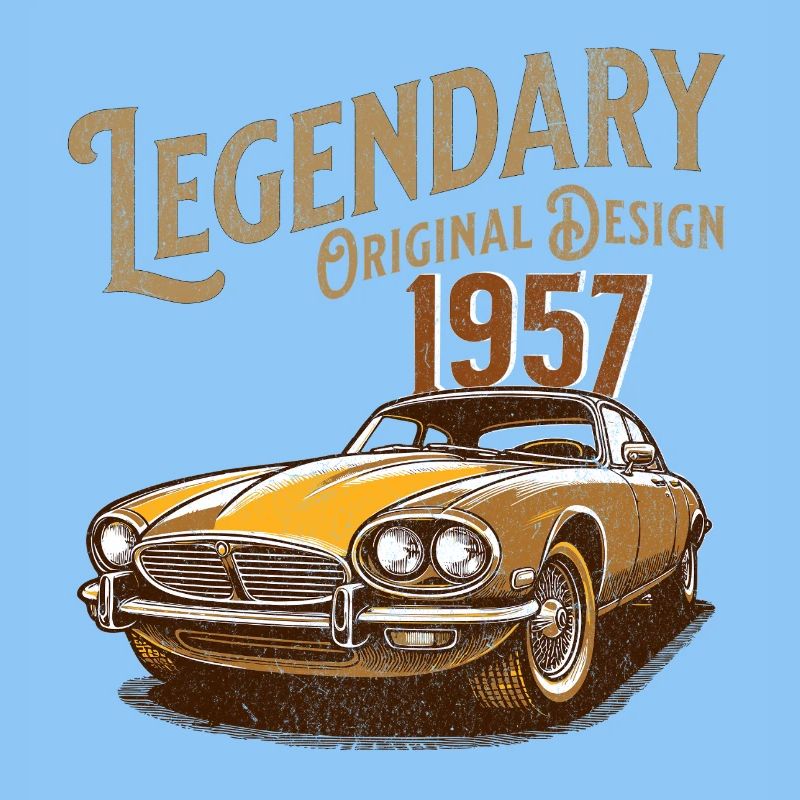 Legendäres 1957 Auto Retro Design