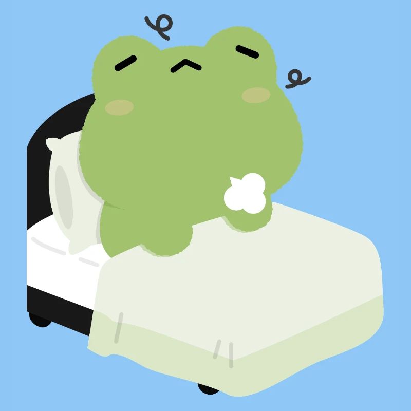 Tired Frog Bedtime