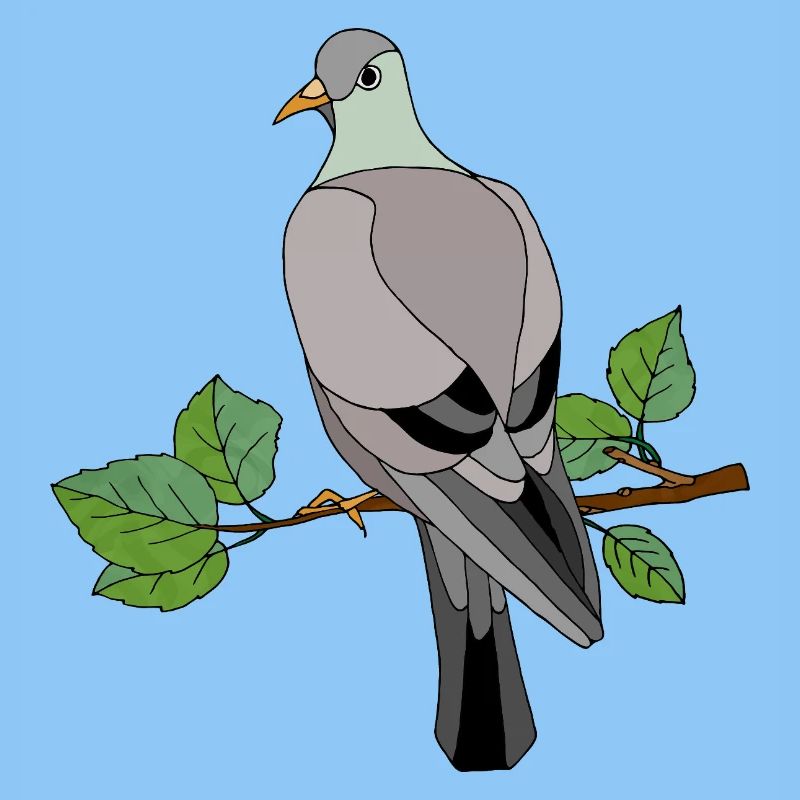 Bunter Vogel