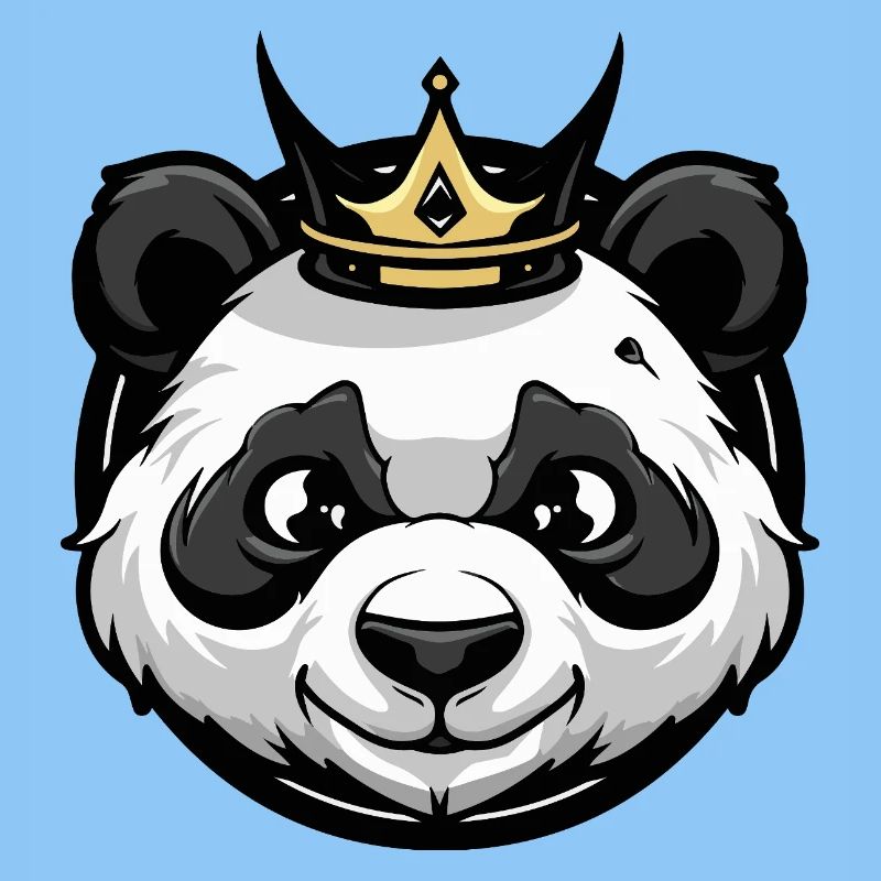Panda Head Crown