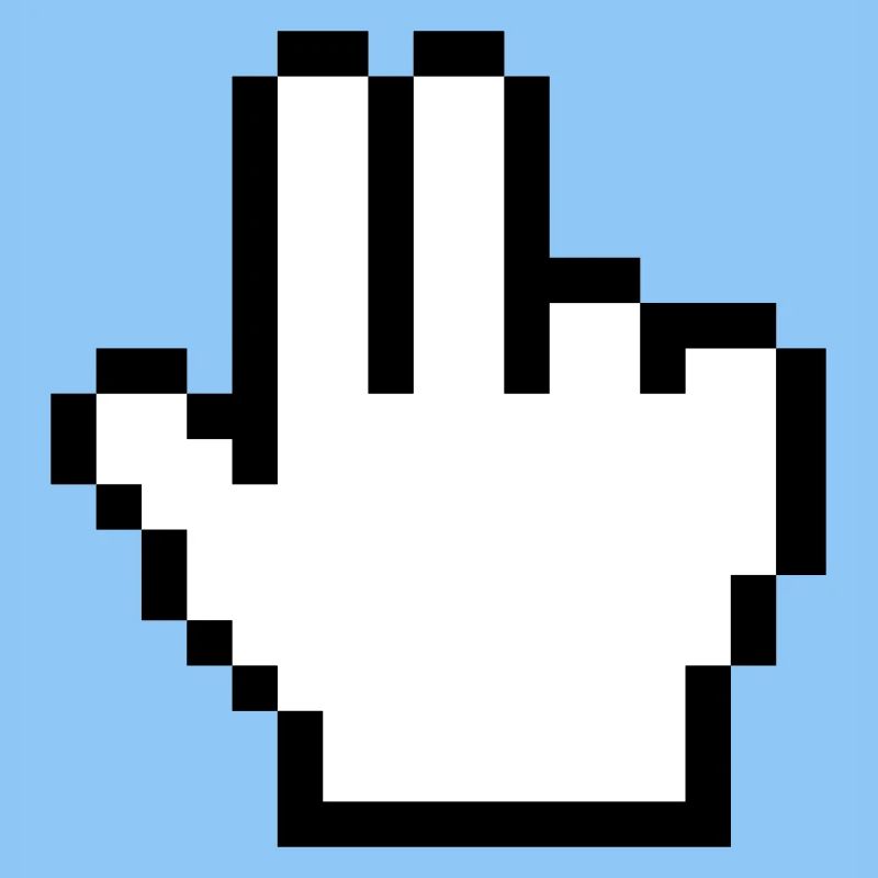 Maushand 2 Finger