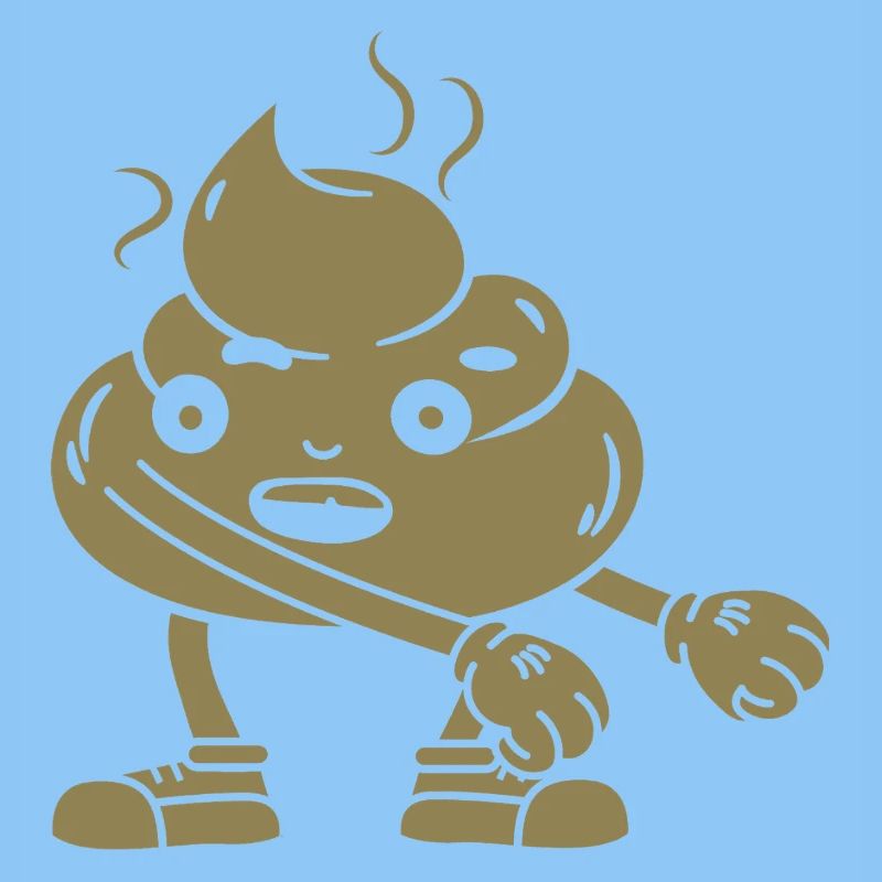 Funny poop pile dancing