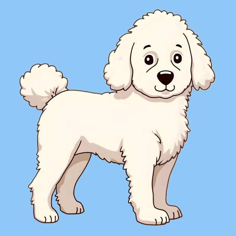 White Poodle