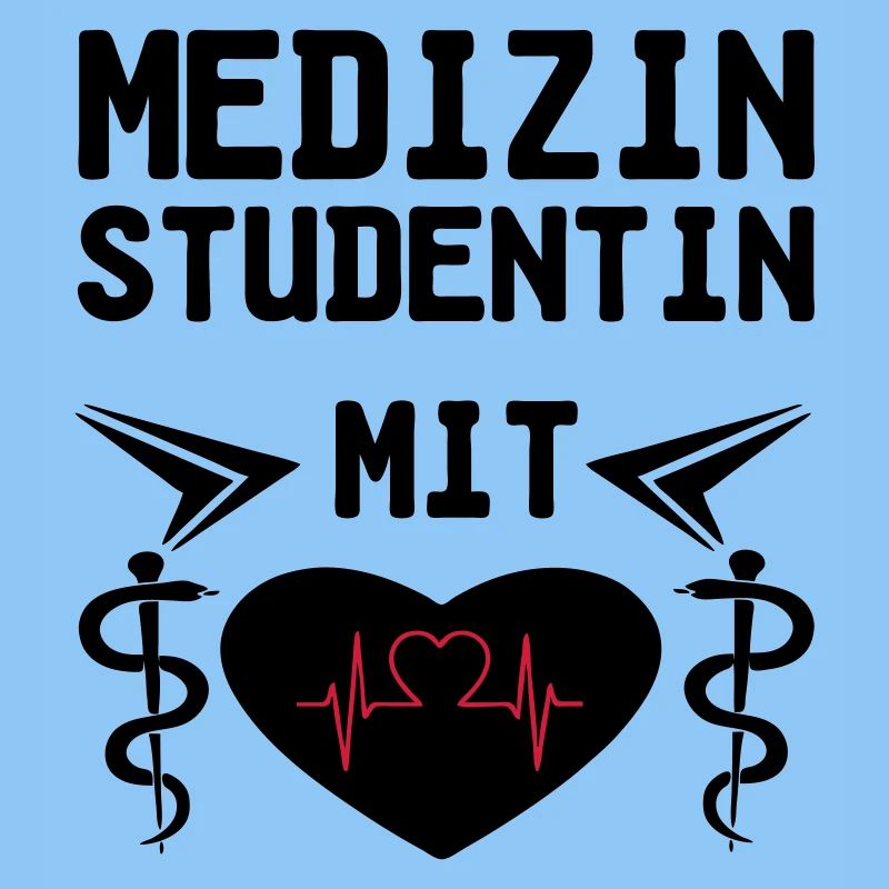 Medizinstudentin mit Herz Geschenk