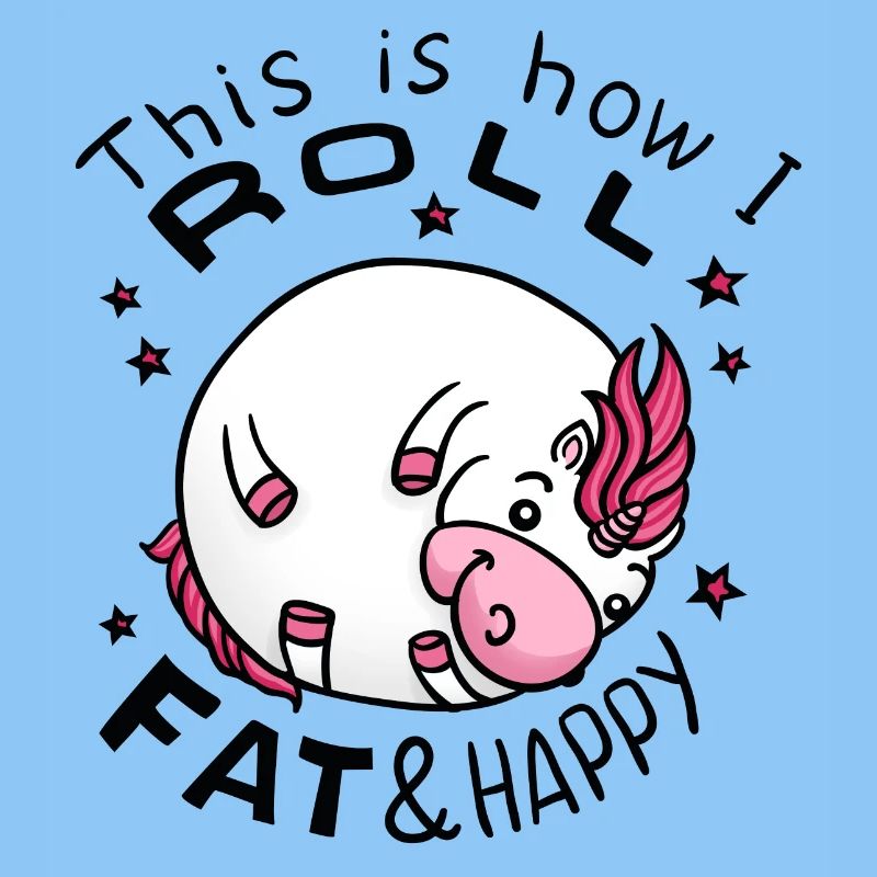 Dickes Einhorn - Einhorn Geschenkidee