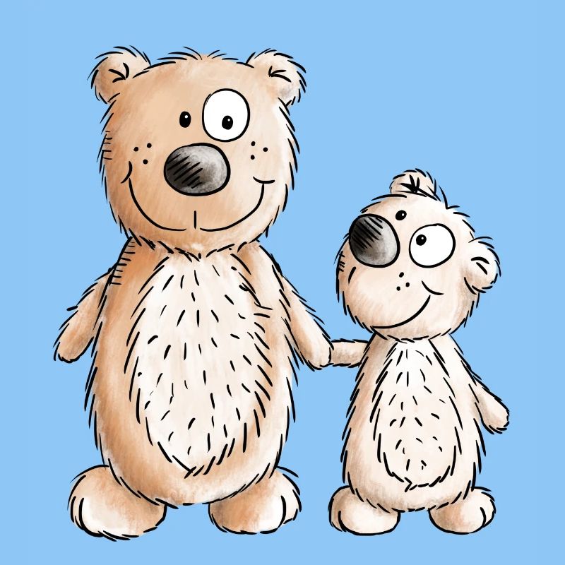Bären Geschwister - Bär - Bärchen - Teddy - Teddys