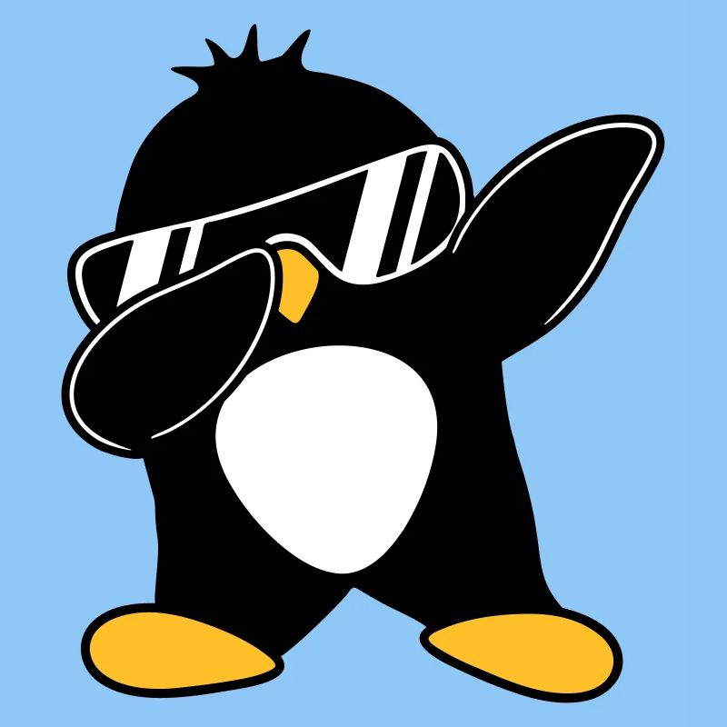 Dabbing Pinguin