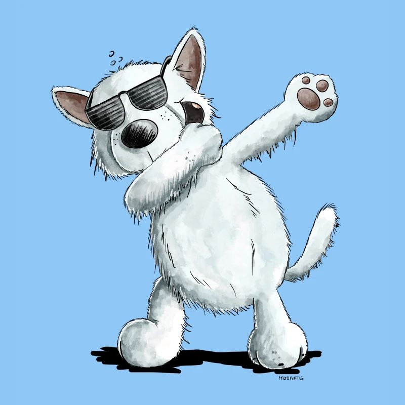 Dab Dance Deutscher Weißer Schäferhund I Schweizer