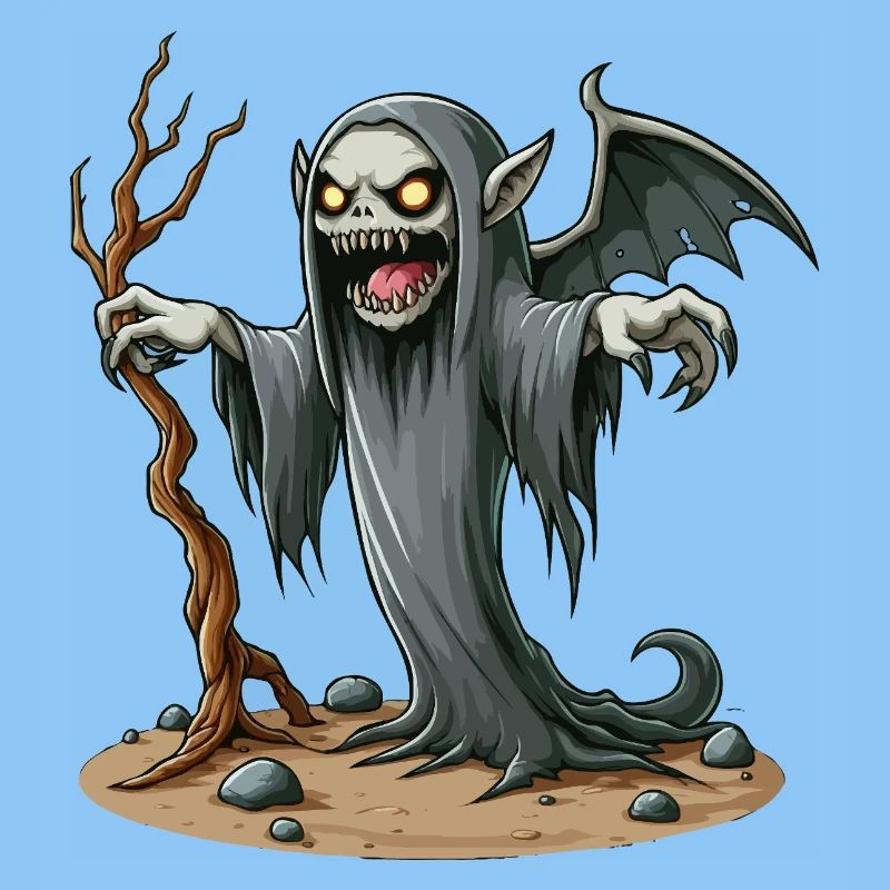 Sensenmann-Banshee auf der Erde