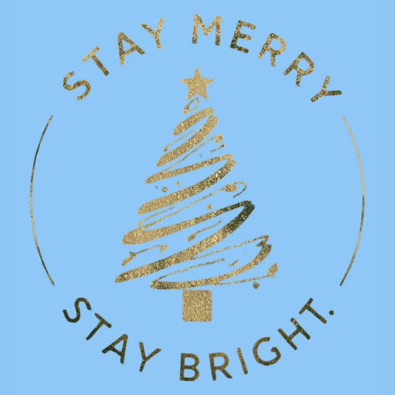 Arbre de Noël doré Graphique