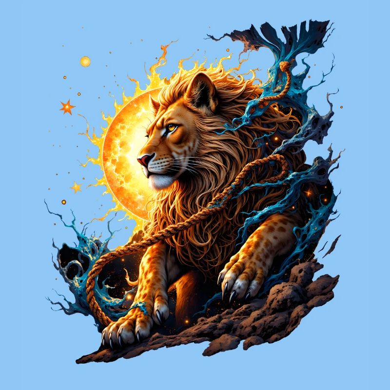 Tigre Élémentaire : Feu et Lune