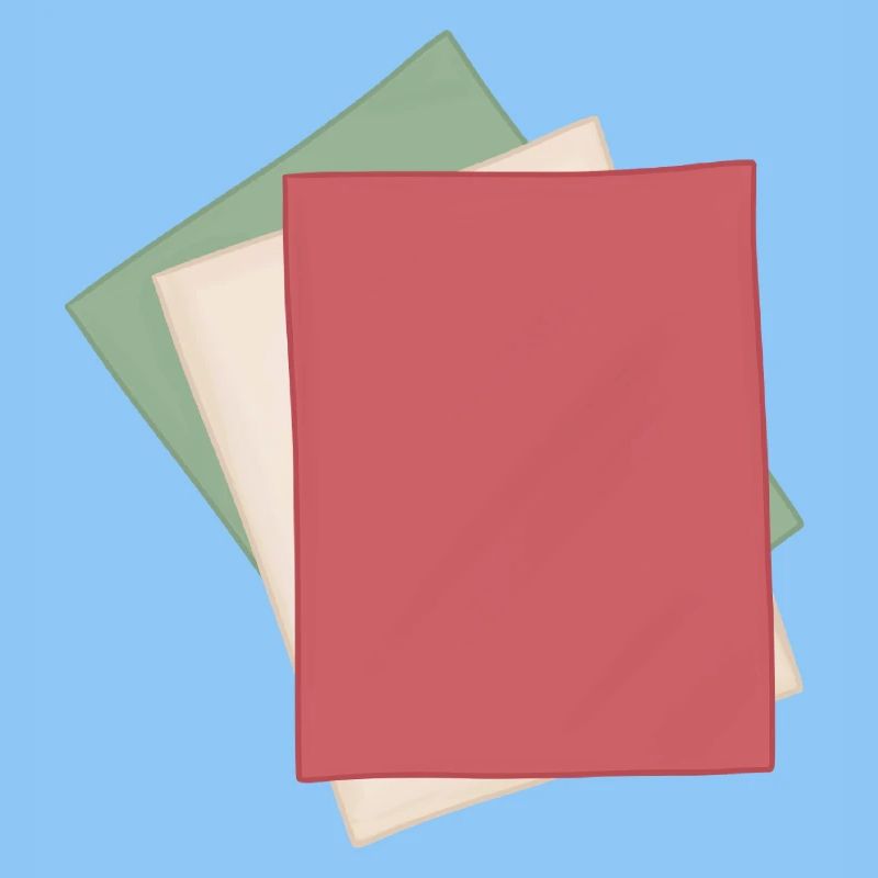 Pastellpapier Stapel