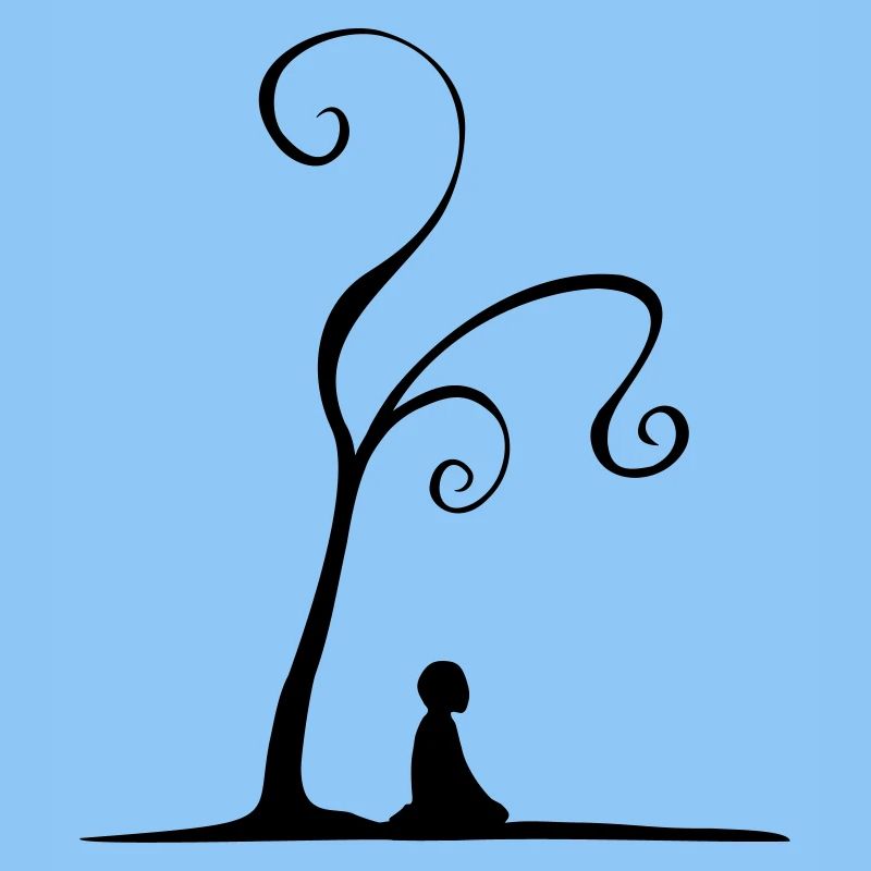 meditation under tree