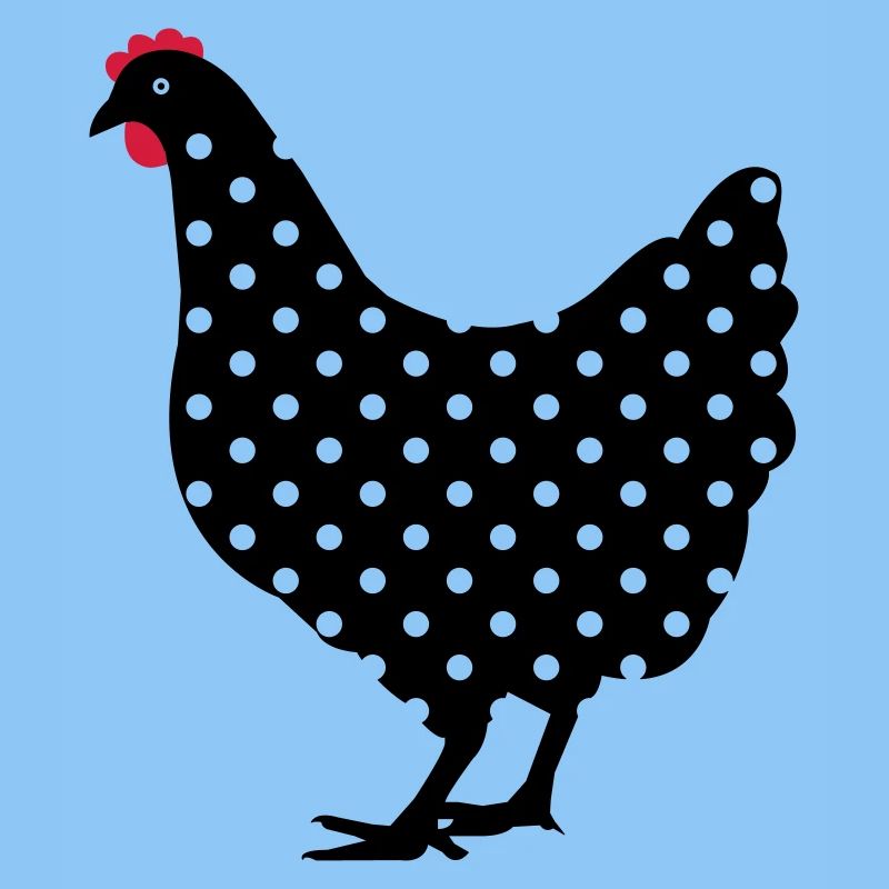 Poulet poule repéré