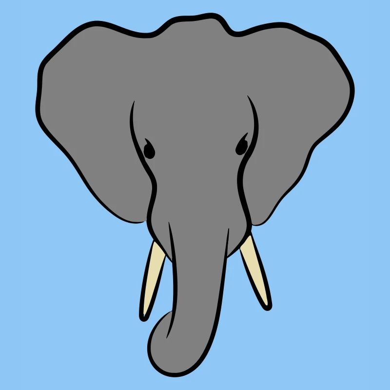 Éléphant Minimaliste