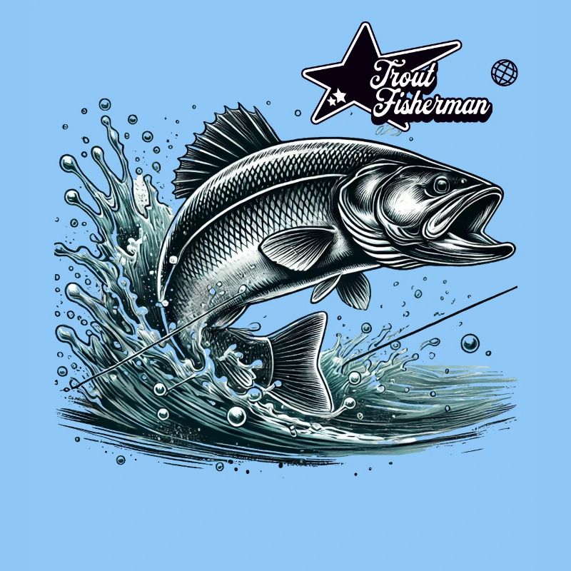 Pêcheur de truite