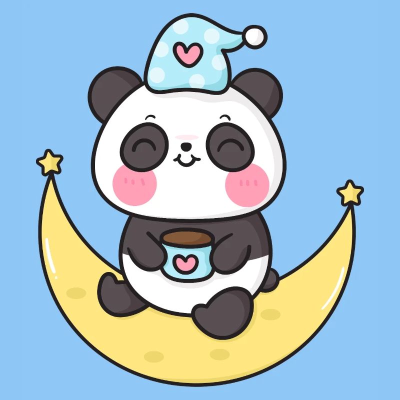 Panda Céleste sur la Lune