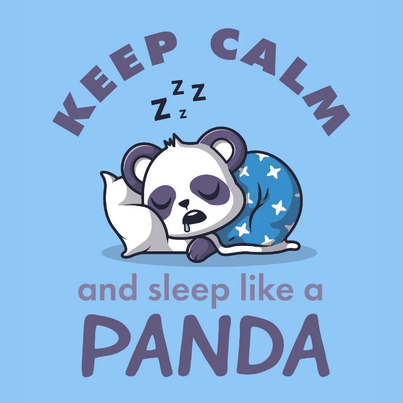 Keep Calm Chemise de nuit panda