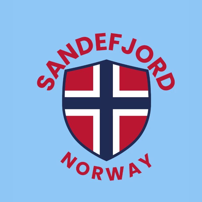 Sandefjord Norwegen-Schild