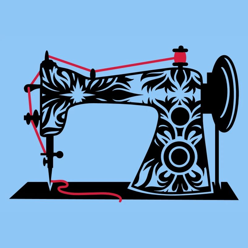 nostalgisch antike Retro Nähmaschine