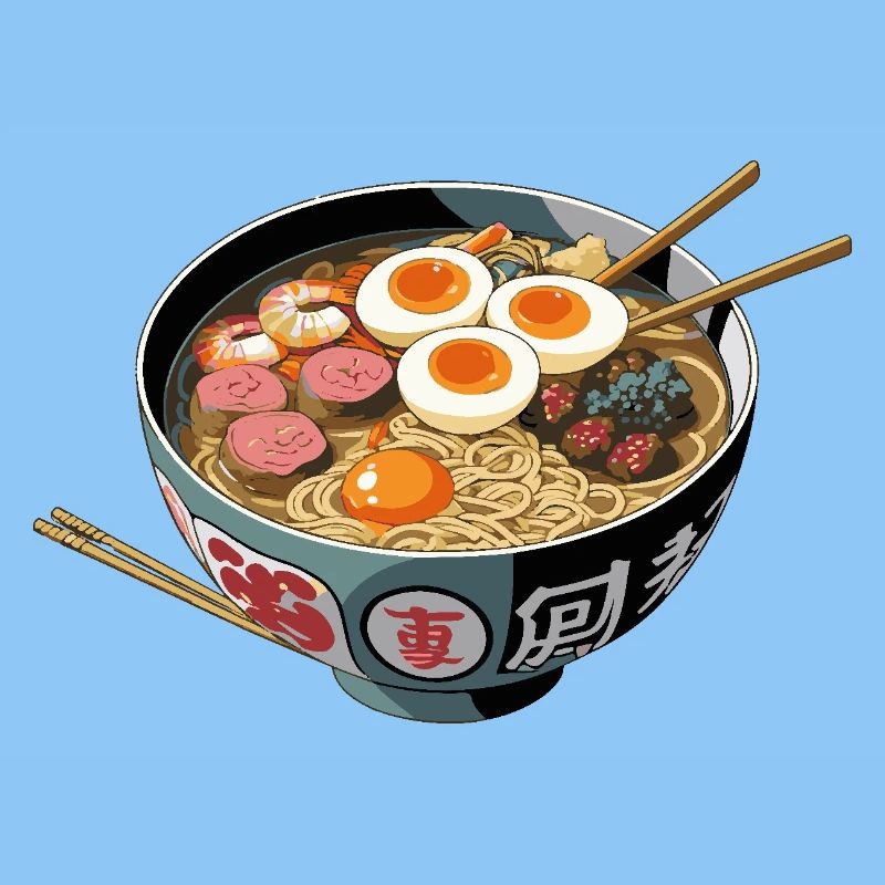 Bol de ramen Impression d’art