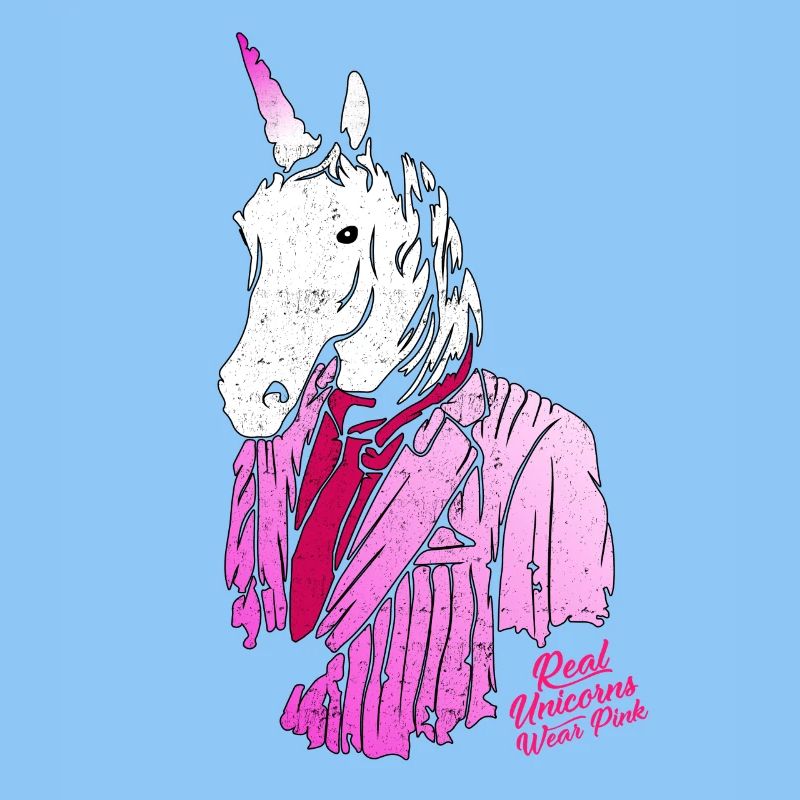 taille basse licorne rose