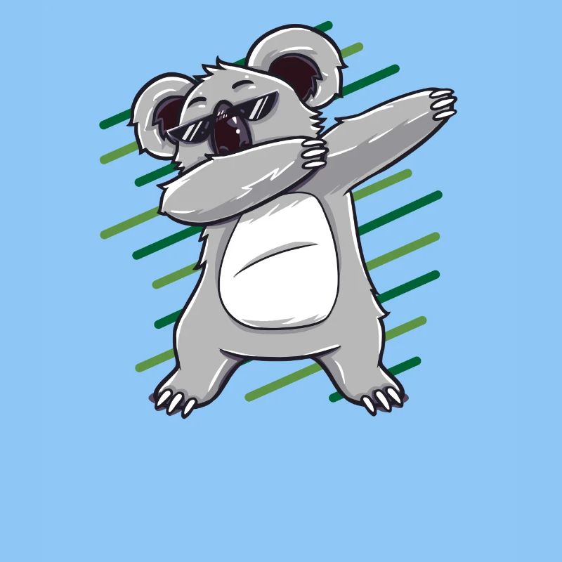 Dabbing dab Koala Bär Dab Geschenk Geburtstag