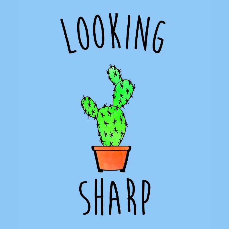 Looking Sharp Cactus Pun