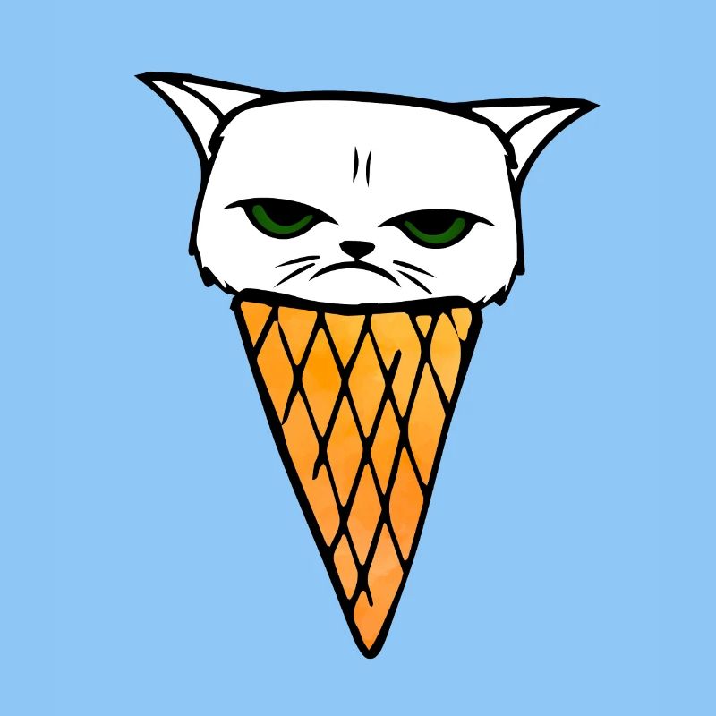 Glace au chat