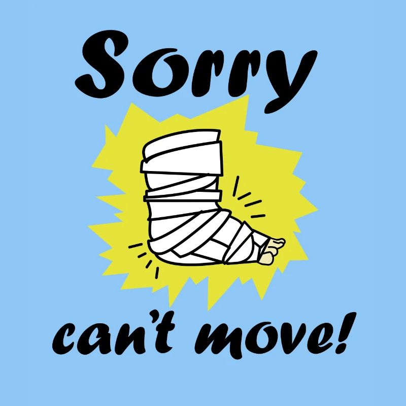 Injured leg broken Get well soon gift