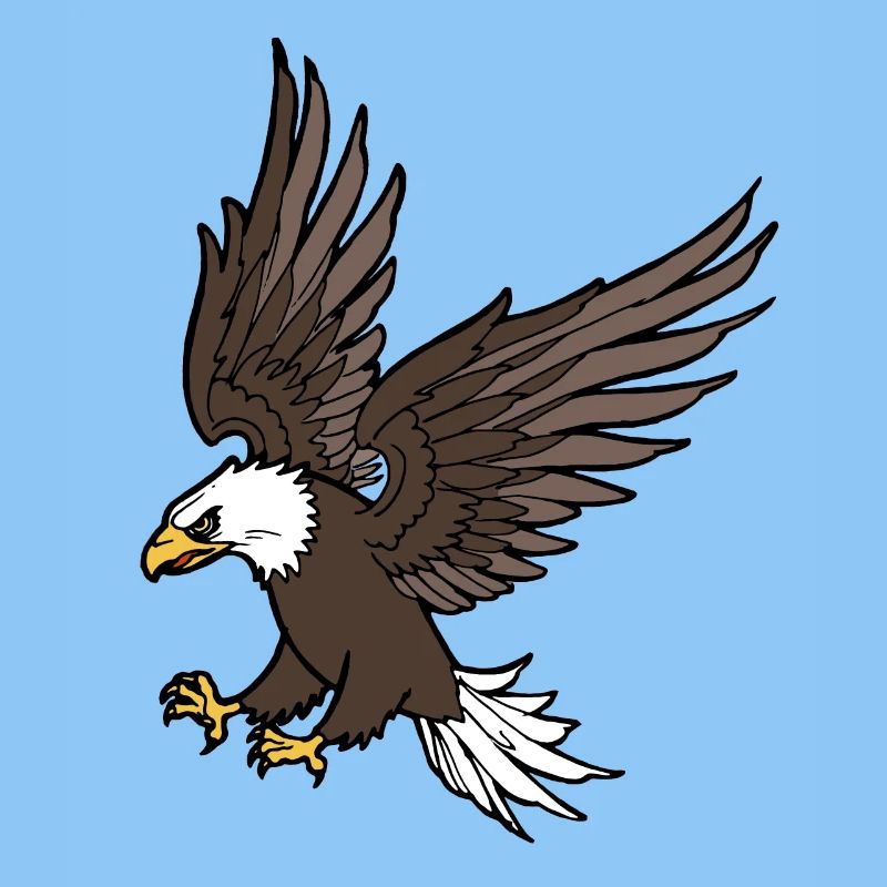 Adler greift an