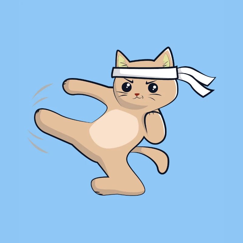 Karate Katze / Kampfkunst