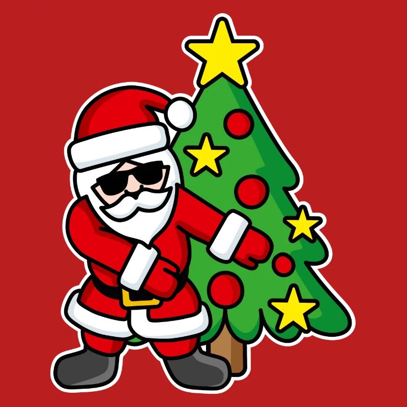 Weihnachtsmann-Weihnachtsbaum FLOSS DANCE FLOSSING