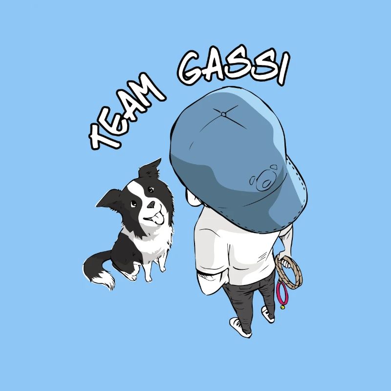 Team Gassi Cartoon Design