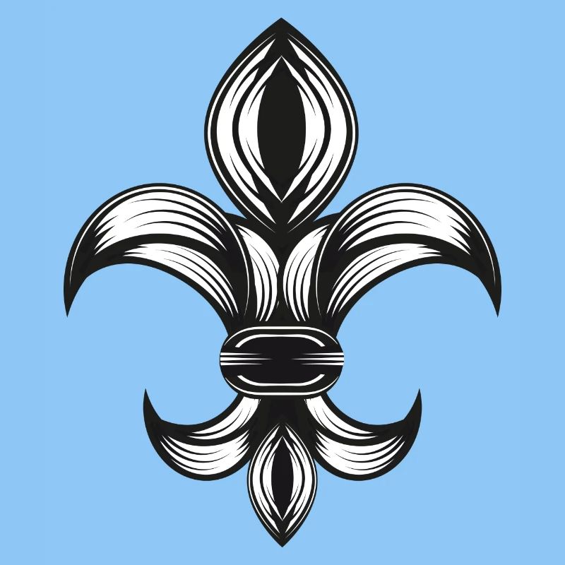 iris stylisé - Fleur-de-Lys