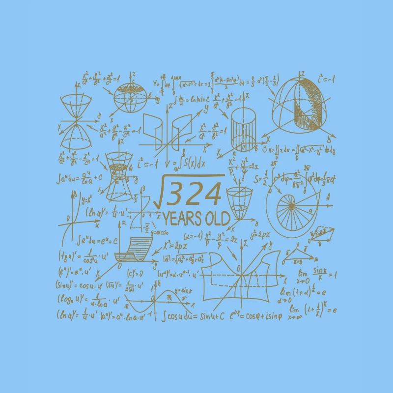 18th Birthday Math Math Student Mathefan