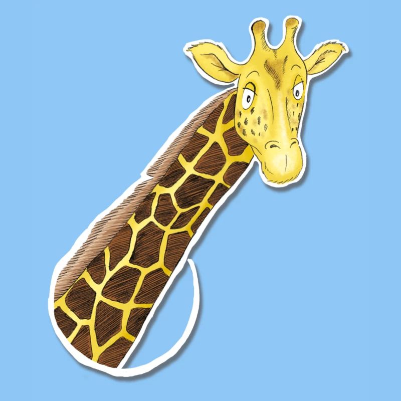 the looking giraffe