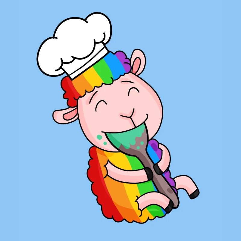 Sheep Cook Cute