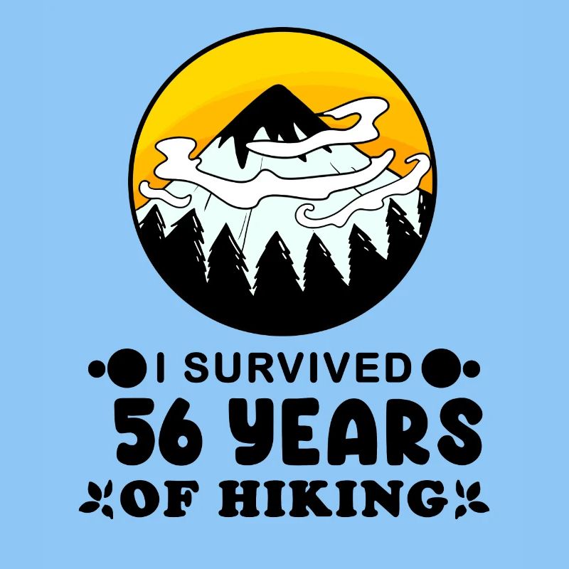 Berg Wanderer 56. Geburtstag 56 Jahre alt Geschenk