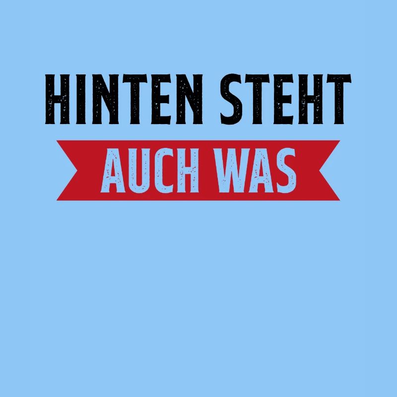 Hinten steht auch was