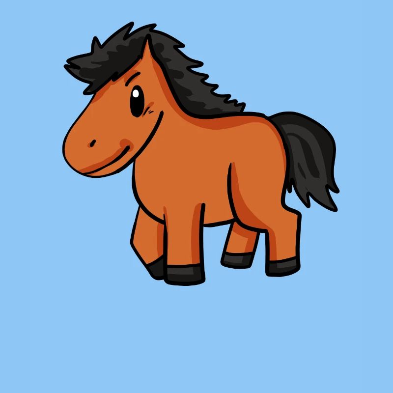 Pferd Kinder Motiv