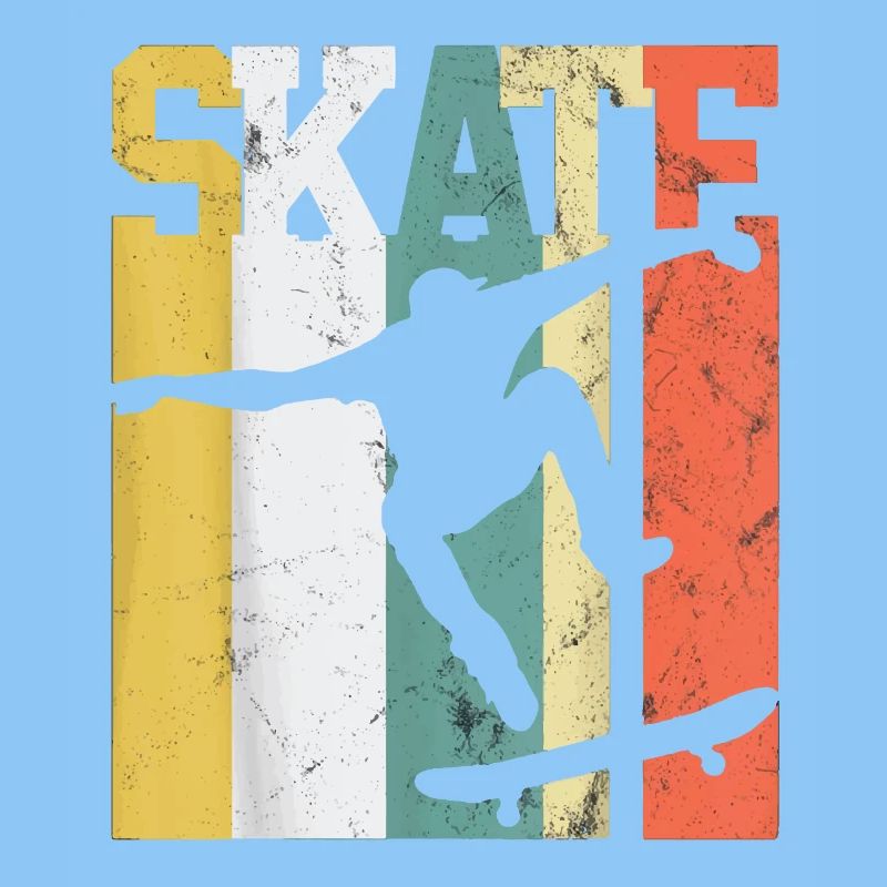 Skate Skateboarder Gift Skateboard Retro