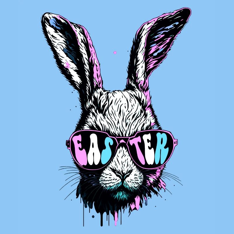 Groovy Rabbit With Sunglasses Easter Gift